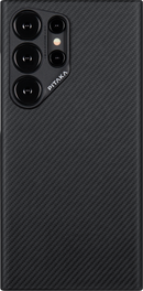 Pitaka Samsung Galaxy S24 Ultra MagEZ Magsafe Case (Black/Grey Twill) - [V] -  S24 كفر سامسونج  - حماية عالية - ماغ سيف - ألتر