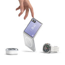 Elago Galaxy Z Flip 8 Magnetic PC Case - Clear [V] - كفر سامسونج  - حماية عالية - ماغ سيف - شفاف