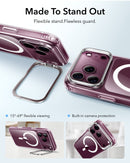ESR iPhone 18 Pro / 17 Pro Classic Hybrid Magnetic Case (Camera Control,Stash Stand) [V] - كفر حماية عالية - ماغ سيف - ستاند