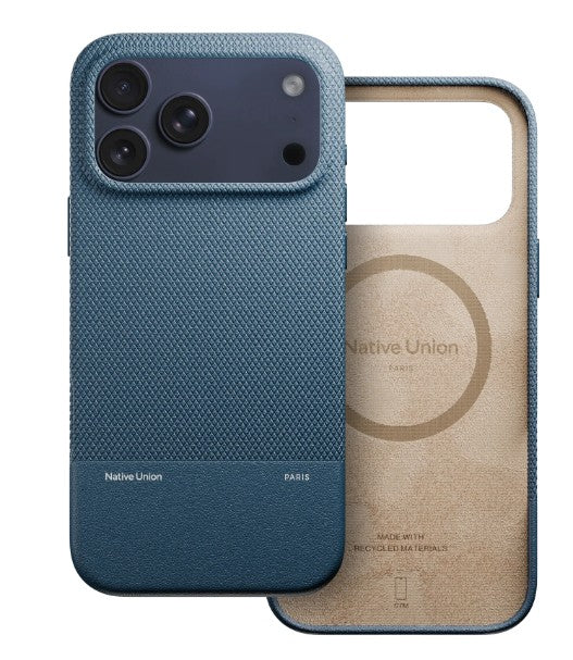 Native Union iPhone 17 Pro/Pro Max (RE)Classic Case - Navy [V] - كفر حماية عالية - ايفون 17 برو / 17 بروماكس - ماغ سيف