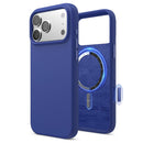 Elago iPhone 17 Pro / Pro Max Magnetic Silicone Case (Camera Control Key Included) - Cobalt Blue  [V] - كفر حماية عالية - سيليكون - ايفون 17 برو / 17 بروماكس - ايلاجو - ماغ سيف