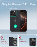 ESR iPhone 16 Pro Max Classic Hybrid (HaloLock) with Stash Stand Case - Clear [V] - كفر حماية عالية - ماغ سيف - ستاند