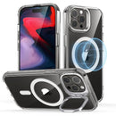 ESR iPhone Classic Hybrid Case with Stash Stand 15Pro /15Pro max- (HaloLock) Clear [V] كفر حماية عالية - ماغ سيف - ستاند - شفاف أسود