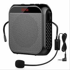 Portable Voice Amplifier Megaphone Mini Audio Speaker With Microphone Rechargeable Ultralight Loudspeaker [H] - سبيكر مكبر صوت - بلوتوث + ميكروفون - كفالة 12 شهر