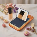 Green Lion MIRROR MAG 5000mAh Power Bank - Blue - بطارية متنقلة + مراية + ستاند + شحن ساعة ابل  + 1 منفذ تايب سي - سعة 5000 ملي أمبير - كفالة 12 شهر