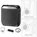 Portable Voice Amplifier Megaphone Mini Audio Speaker With Microphone Rechargeable Ultralight Loudspeaker [H] - سبيكر مكبر صوت - بلوتوث + ميكروفون - كفالة 12 شهر