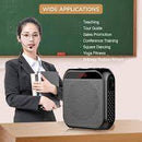 Portable Voice Amplifier Megaphone Mini Audio Speaker With Microphone Rechargeable Ultralight Loudspeaker [H] - سبيكر مكبر صوت - بلوتوث + ميكروفون - كفالة 12 شهر