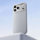 Levelo Iris Magsafe Liquide Silicone Case For iPhone 18/17 Pro/Pro Max - White [O] - كفر حماية عالية - سليكون ماغ سيف - سلسلة ايفون 18/17 - ليفلو