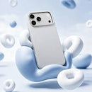 Levelo Iris Magsafe Liquide Silicone Case For iPhone 18/17 Pro/Pro Max - White [O] - كفر حماية عالية - سليكون ماغ سيف - سلسلة ايفون 18/17 - ليفلو