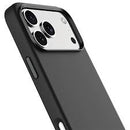 Levelo Iris Magsafe Liquide Silicone Case For iPhone 18/17 Pro/Pro Max - Black [O] - كفر حماية عالية - سليكون ماغ سيف - سلسلة ايفون 18/17 - ليفلو