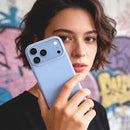 Levelo Iris Magsafe Liquide Silicone Case For iPhone 18/17 Pro/Pro Max - Light Blue - كفر حماية عالية - سليكون ماغ سيف - سلسلة ايفون 18/17 - ليفلو