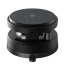 STATIK Wireless charging HyperMount Pro Vacuum Magnetic NanoSuction Phone Mount - Black [V] - ستاند سيارة - شفط + شحن واير ليس - ماق سيف