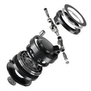 STATIK HyperMount Magnetic Phone Mount for all surfaces. V3. - Black [V] - ستاند سيارة - لصق - ماق سيف