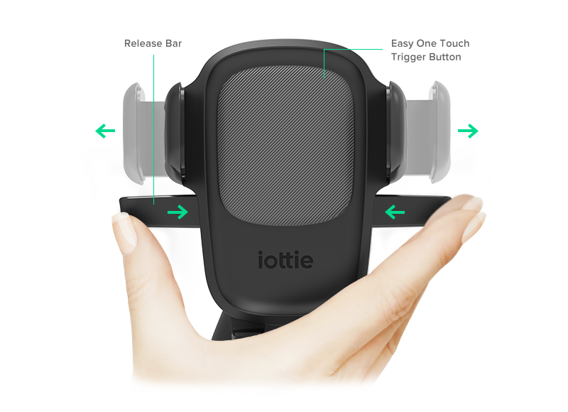 iOttie Easy One Touch 5 Smartphone Car Dash and Windshield Mount - ستاند سيارة  - مناسب لجميع انواع الاجهزة - سهولة ادخال واخراج الهاتف