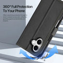 DUX DUCIS  2-in-1 Lawa Series MagSafe Case for iPhone 16/16 Plus/16 Pro/16 Pro MAX - Black -  كفر حماية عالية + محفظة للبطاقات والنقود + علاق - مع ماغ سيف