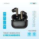PAWA True Wireless Lyre Earbuds - Black - سماعة باوا - بلوتوث