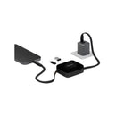 BAZIC GoCharge Loop 5-In-1 Adapter with Cable Kit - 60W / 1 Meter / Micro USB / USB-A / USB-C / Lightning / Black [B] مجموعة سفر قابلة للسحب - من يو اس بي + تايب سي - الى تايب سي + ايفون - طول 1 متر