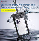 Yesido WB50 Universal WaterProof Case for - Black - كفر ضد الماء - يطفو فوق المياة - مناسب لجميع انواع واحجام الاجهزة