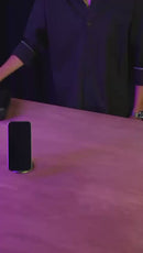 Porodo 3-Axis Gimbal Stabilizer Magnetic Fill Light - Black [O] - ستاند تصوير - عصا سيلفي - مقاوم للهتزاز - ريموت للتحكم - ثبات عالي