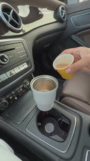 Lepresso Insulated Tumbler Hot & Cold Drinks 450ml - black [O] -كوب حافظ للحرارة والبرودة - كفالة 12 شهر