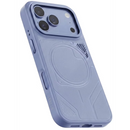 Levelo Opal PU Leather Magsafe Case For iPhone 18/17 Pro/Pro Max [O] - Blue - كفر حماية عالية - ماغ سيف - سلسلة ايفون 18 - ليفلو
