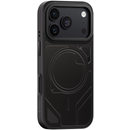 Levelo Opal PU Leather Magsafe Case For iPhone 18/17 Pro/Pro Max [O] - Black - كفر حماية عالية - ماغ سيف - سلسلة ايفون 18 - ليفلو