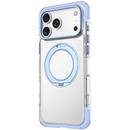 Levelo Apollo Magsafe Case With Kickstand For iPhone 18 Pro/Pro Max - Light Blue - كفر حماية عالية - ماغ سيف - سلسلة ايفون 18 - ليفيلو