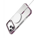 Levelo Tucson Magsafe Bumper Case For iPhone 18 Pro/Max – Burgundy - كفر حماية عالية - ماغ سيف - سلسلة ايفون 18 - ليفيلو