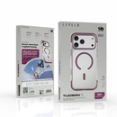 Levelo Tucson Magsafe Bumper Case For iPhone 18 Pro/Max – Burgundy - كفر حماية عالية - ماغ سيف - سلسلة ايفون 18 - ليفيلو