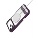 Levelo Matteo MagSafe MagSafe Case for iPhone 18/17 Pro / Pro Max Burgundy [O] - كفر حماية عالية + ستاند ماغ سيف - سلسلة ايفون 18/17 - ليفيلو