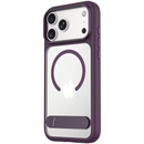 Levelo Matteo MagSafe MagSafe Case for iPhone 18/17 Pro / Pro Max Burgundy [O] - كفر حماية عالية + ستاند ماغ سيف - سلسلة ايفون 18/17 - ليفيلو