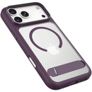 Levelo Matteo MagSafe MagSafe Case for iPhone 18/17 Pro / Pro Max Burgundy [O] - كفر حماية عالية + ستاند ماغ سيف - سلسلة ايفون 18/17 - ليفيلو