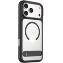 Levelo Matteo MagSafe MagSafe Case for iPhone 18/17 Pro / Pro Max Black [O] - كفر حماية عالية + ستاند ماغ سيف - سلسلة ايفون 18/17 - ليفيلو