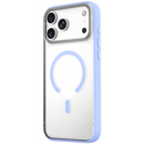 Levelo Tapa Magsafe Matte TPU+PC Case For iPhone 18 Pro/ Pro Max – Light Blue - كفر حماية عالية - ماغ سيف - سلسلة ايفون 18 - ليفيلو