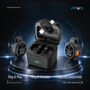 Pawa ClipGo Microphone with Ai Noise Reduction - Black [O] - مايكروفون للتصوير - عدد 2 ميكروفون - منفذ شحن تايب سي + منفذ ايفون - باوا - كفالة 12 شهر
