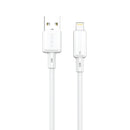 PAWA USB to Lightning Charging Cable - 1.2m - White - سلك شحن ايفون - باوا - طول 1.2 سم - كفالة 24 شهر