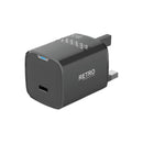 PAWA Retro PD35W Only PD Port UK Charger [O] - شاحن حائط - قوة 35 واط - منفذ تايب سي  للشحن السريع  كفالة 12 شهر