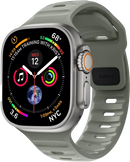 PAWA - Lagos Premium Soft Silicon Straps - Coastal Green - سير ساعه أبل واتش