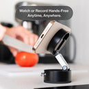 Statik HyperMount Pro Vacuum Magnetic NanoSuction  Phone Mount with Wireless charging - Black [V] - ستاند سيارة + شحن التليفون - شفط - ماق سيف