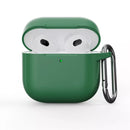 Clip AirPods 4 - 2024 Silicon Case - Pine Needle Green - كفر حماية - سماعة ابل ايربودز 4 - 2024