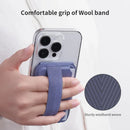 Sinjimoru M-Pull Tab Stand Magsafe Wallet- Blue [V] - مسكة ومحفظة للبطاقات وستاند - ماغ سيف مغناطيس - لاجهزة الايفون