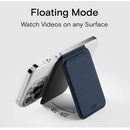 MOFT Snap Flash Wallet Stand Deeb Blue [b] - موفت - ستاند جانبي ورأسي ومحفظة للبطاقات - ماغ سيف