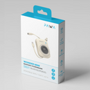 Wonder Mini Magsafe Powerbank | Beige [O]- بطارية متنقلة - باوا - سعة 10000 - سلك شاحن ايفون + تايب سي - مع ماغ سيف - كفالة 24 شهر