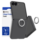 Araree Aero Flex Ring Cover For Z Flip 8-Black [BU] - كفر سامسونج - حماية عالية