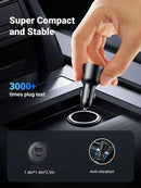UGREEN 63W 2-Port Fast Car Charger -[B] - شاحن ولاعة للسيارة -يوجرين - قوة 63 واط - منفذ تايب سي للشحن السريع ومنفذ للشحن الذكي - كفالة 12 شهر