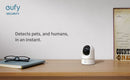 Eufy Indoor Security PT Pan and Tilt Camera 2K  - White كاميرا داخلية منزلية - يوفي انكر - كفالة 18 شهر