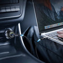 PAWA Car Charger Dual Port PD+QC Includes Braided USB-C to Lightning Cable 30W - شاحن سيارة + سلك شحن ايفون - باوا  - منفذ يو اس بي + تايب سي  - قوة 51 واط - كفالة 24 شهر