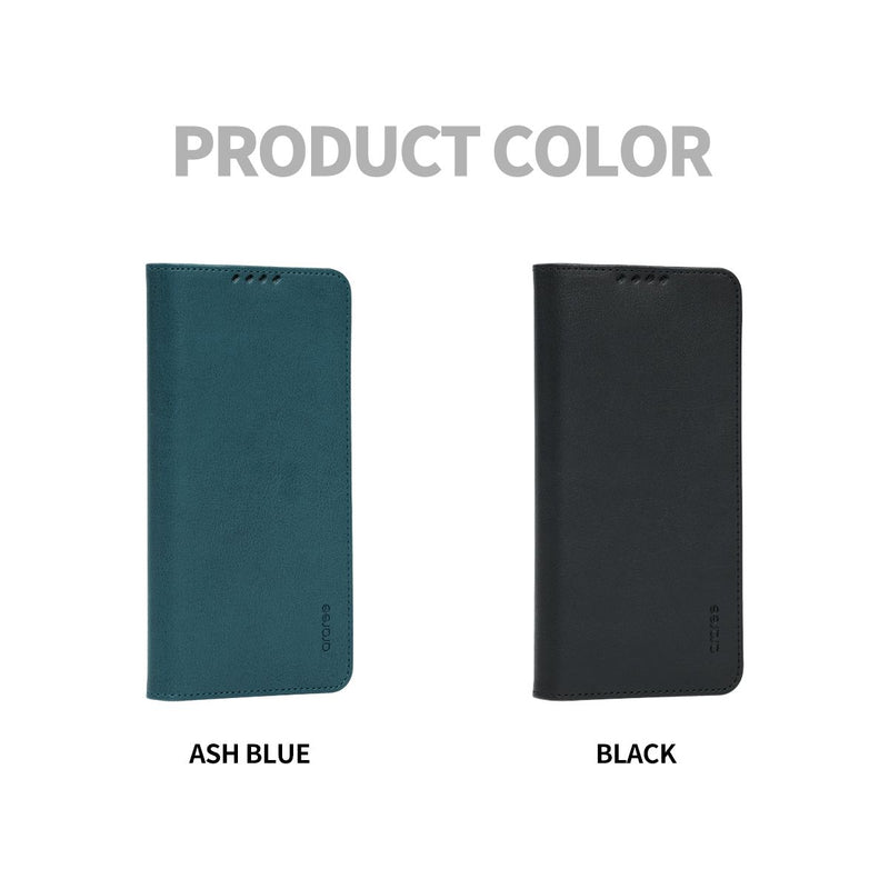 Araree Samsung S25 Mustang Diary Case - Black [A] -  S25 كفر سامسونج  - حماية عالية مع بوك