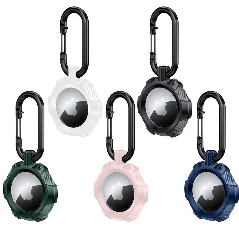 Wiwu Armor Case Airtag Key Chain Green - كفر ميدالية ابل ايرتاغ