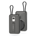 Pawa Mag Prime Magsafe Powerbank with Stand and Built in cable [O]- بطاريه متنقلة - سعة 10 ألاف - باوا + شحن ماغ سيف قوة 15 واط  - ستاند + سلك شحن  تايب سي - شاشة رقمية - كفالة 24 شهر